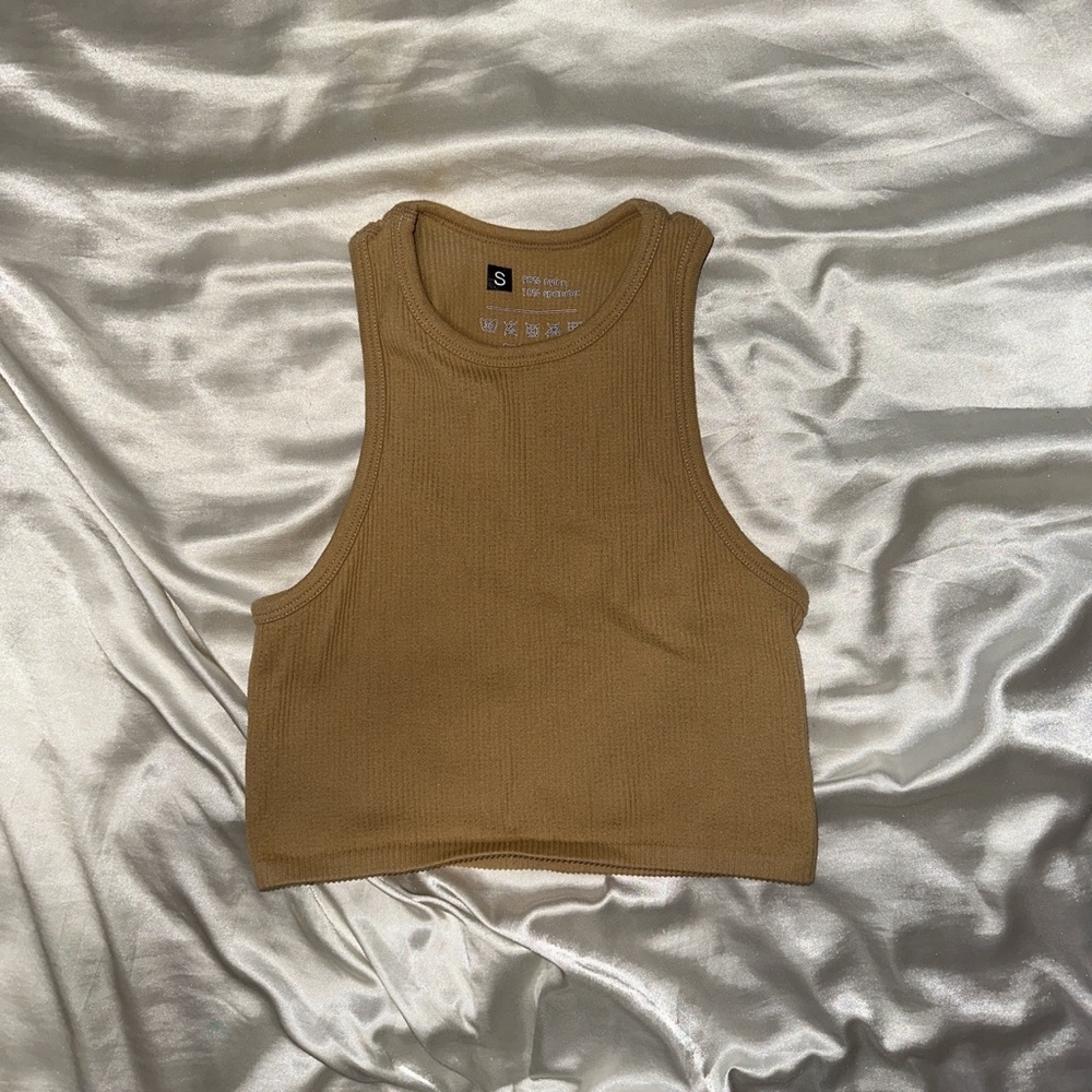 ❌SOLD❌khaki crop top